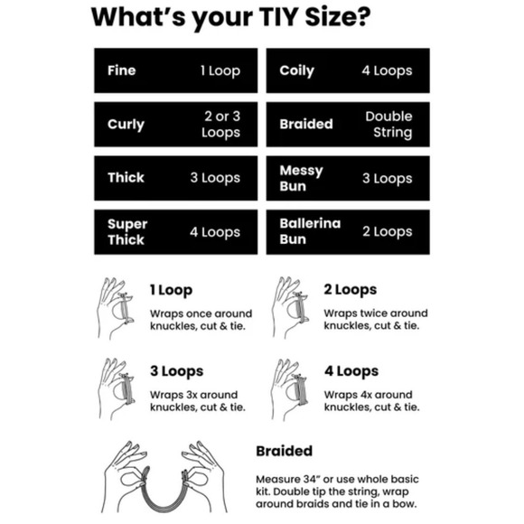 TIY Hair Ties Giddy Refill Neon Green Elastic Cords - Picture 7 of 8